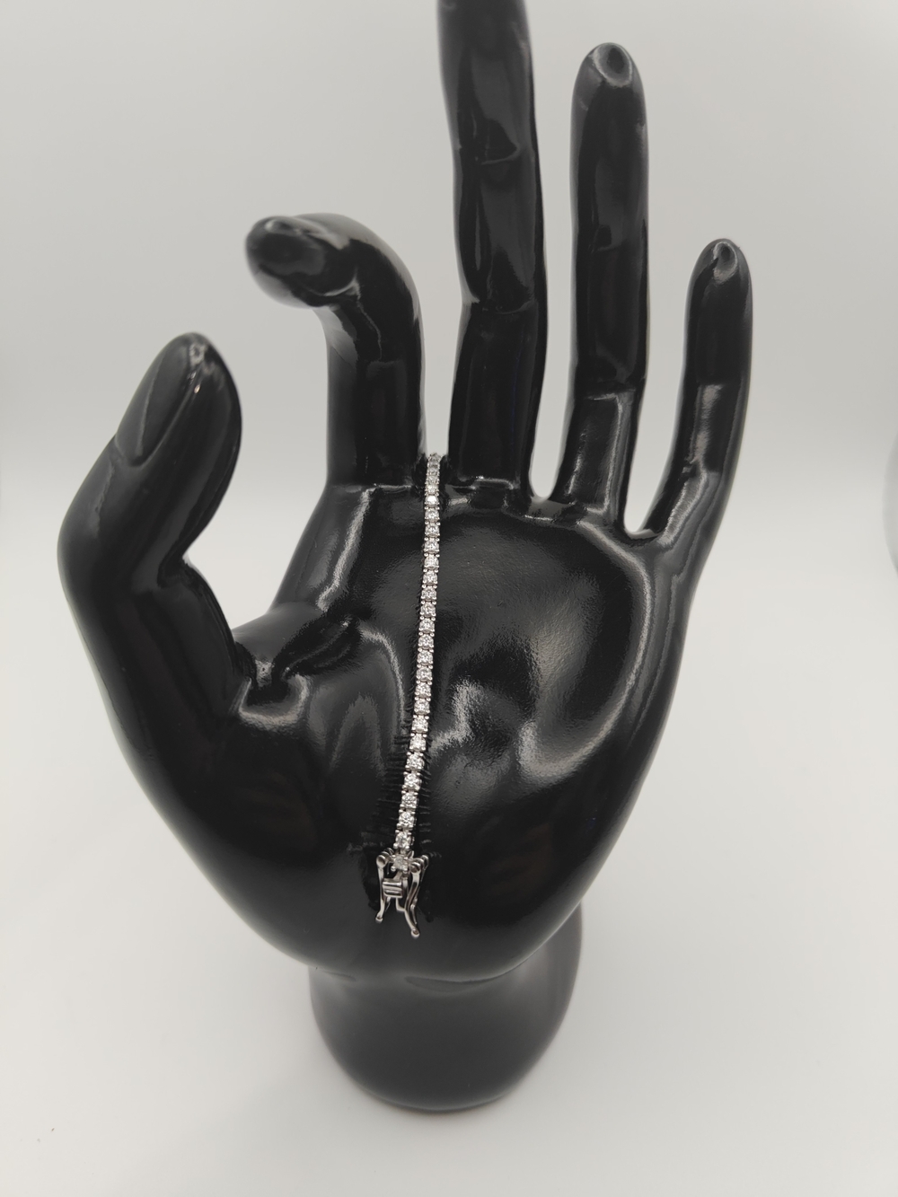 Sterling Silver Cubic Zirconia Tennis Bracelet - White